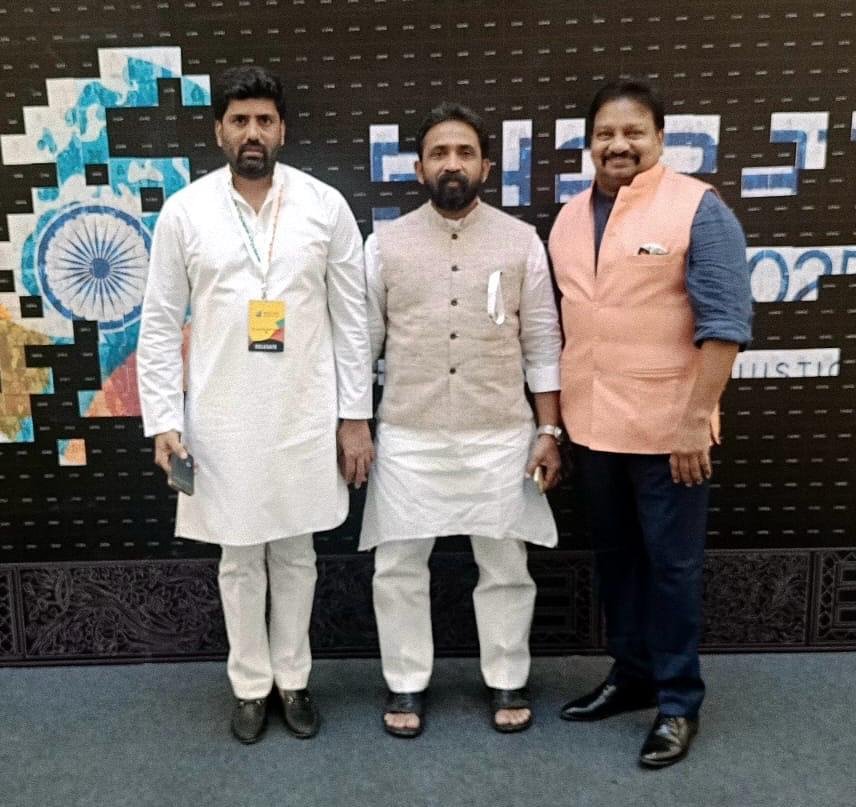 At Bharat Summit in Hyderabad May 2025 with Sri.Anil Kumar Yadav, Mp